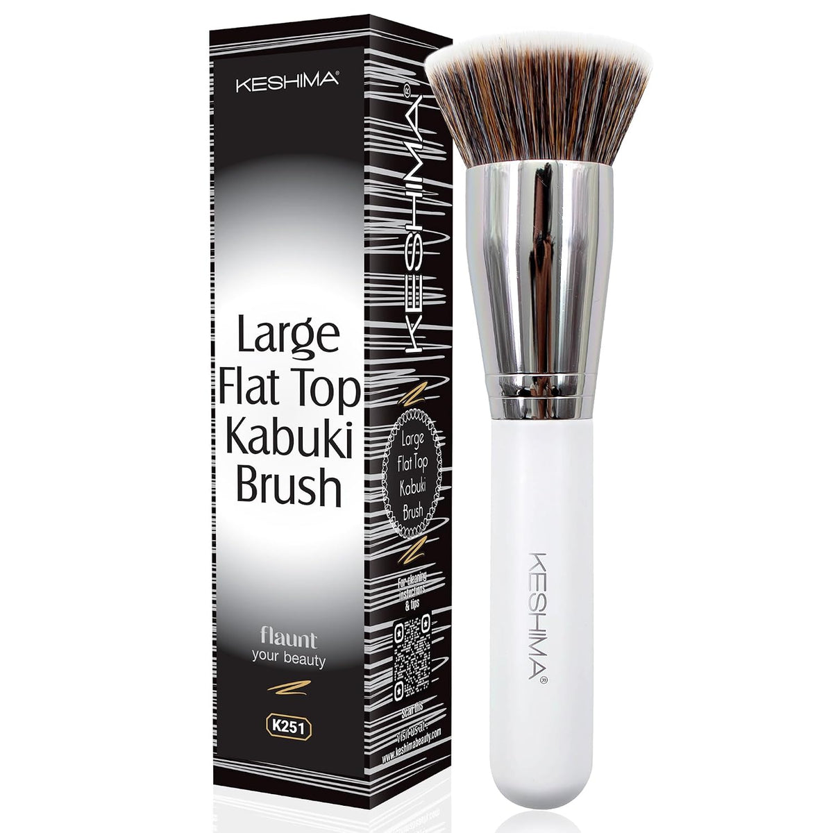 Kabuki Foundation Brush By Keshima - Premium Makeup Brush