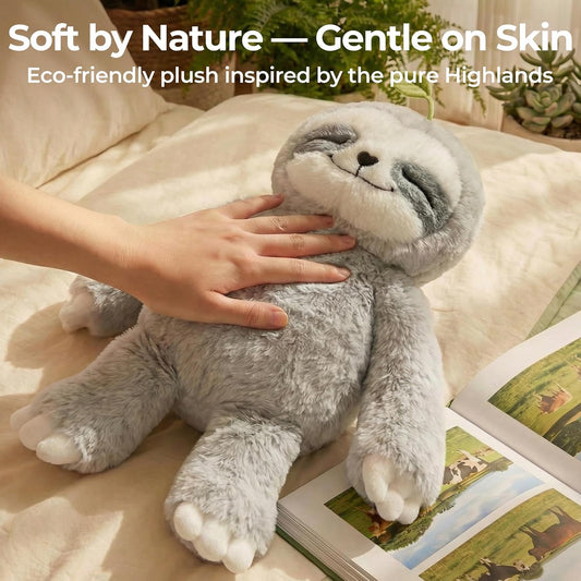 Mewaii Weighted Sloth Plush Toy, 20 Inch 4 lb Heatable and Coolable Stuffed Animal