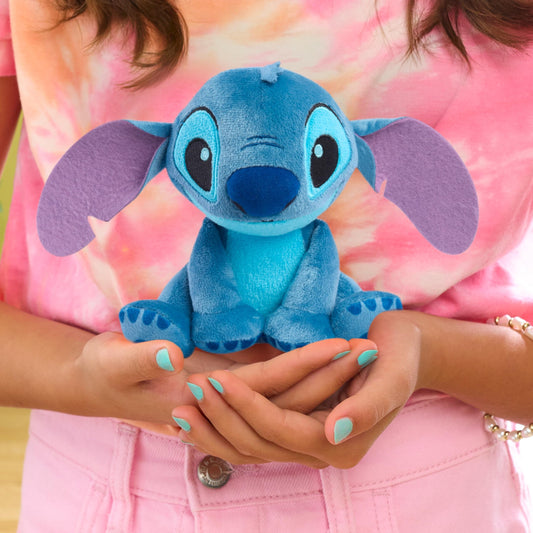 Disney Stitch 7.5" Small Stitch Stuffed Animal by Just Play, Floppy Ears