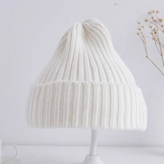 Baby Ribbed Knitted Beanie Hat for Boys & Girls, 6 Months–4 Years