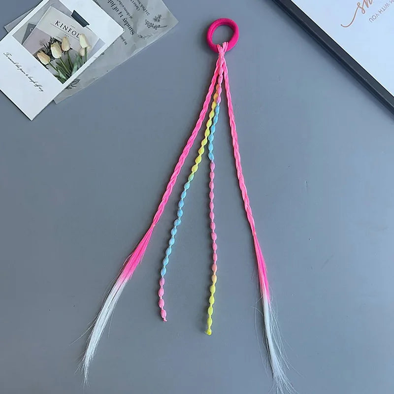 Girls Braided Ponytail Headband – Hair Band Accessory for Kids