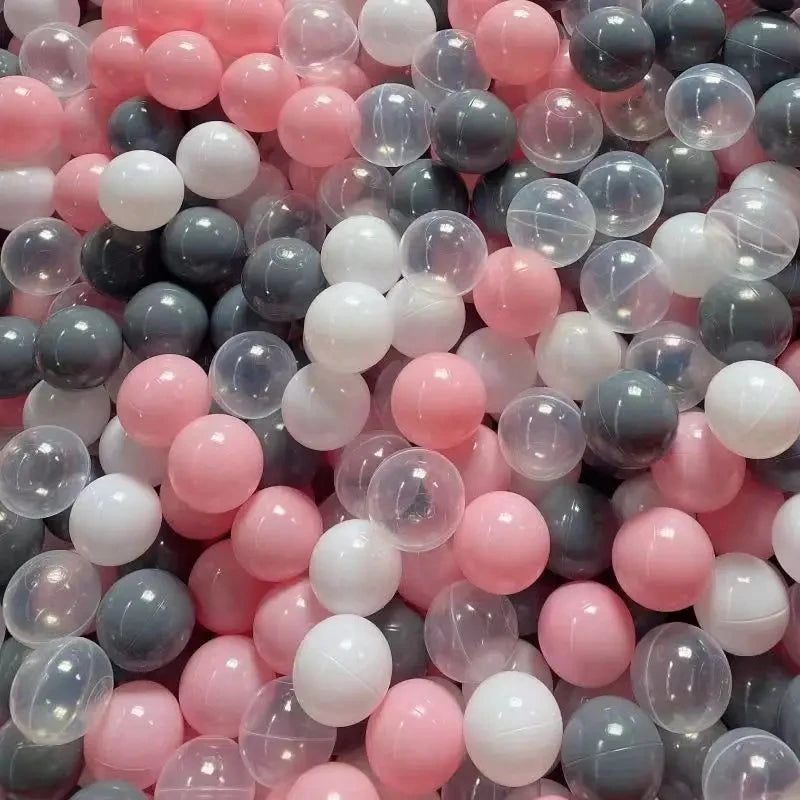 100-Piece Soft Play Balls for Kids – Colorful Plastic Balls for Ball Pits, Tents and Outdoor Play