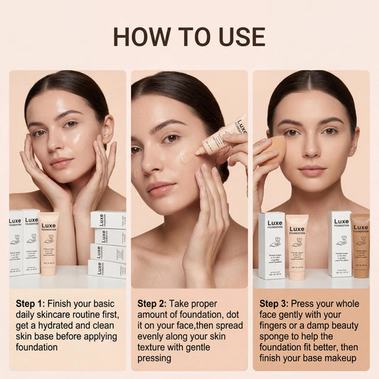 SPF50 Colour Changing Foundation – Self-Adjusting Skin Tone & Flawless Coverage