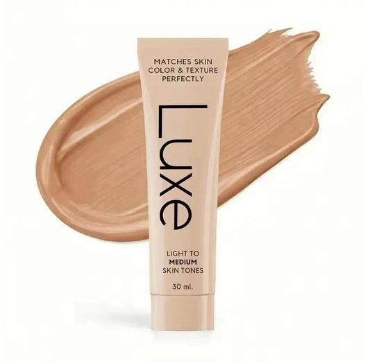 Luxe Color-Adapting Foundation – Light & Brown Shades, Lightweight Natural Finish