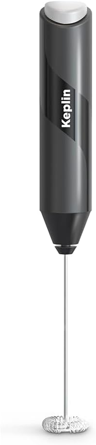 Handheld Electric Milk Frother – Stainless Steel Coffee Whisk Mixer for Latte, Matcha & Protein Shakes (Battery Operated) Free Shipping