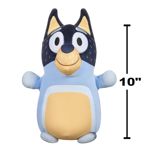 Squishmallows Original Bluey 10-Inch HugMees - Medium-Sized Ultrasoft Official Jazwares Plush