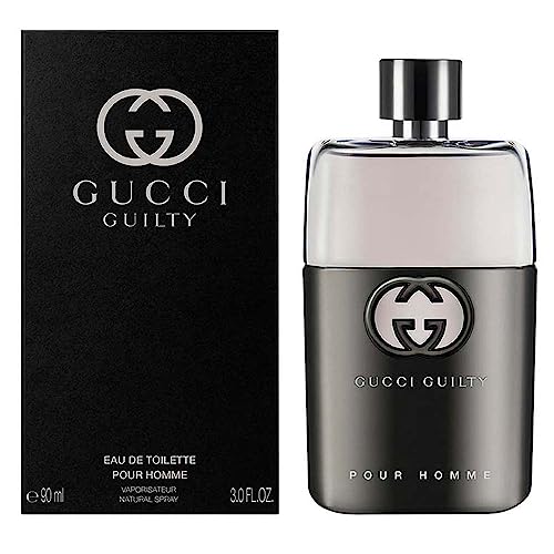 Gucci Guilty by Gucci for Men Eau de Toilette Spray, 3 Fl Oz (Pack of 1)