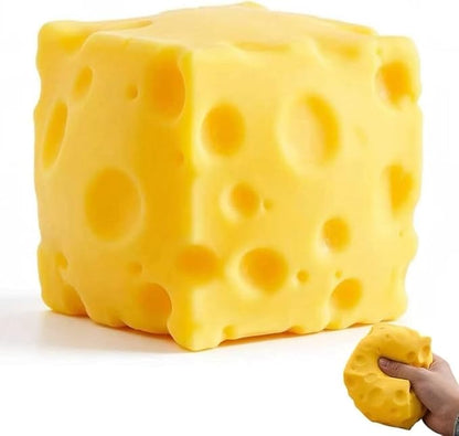 5cm Cheese Squishy Squeeze Toy – Slow Rebound Shapeable Sensory Fidget Toy