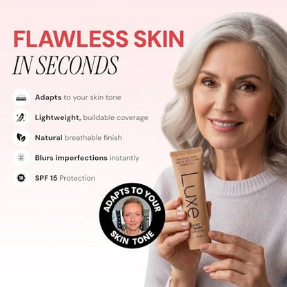 Luxe Color-Adapting Foundation – Lightweight Natural Finish for Women