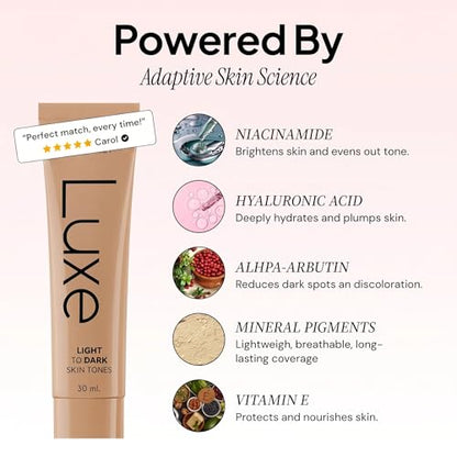 Luxe Color-Adapting Foundation – Lightweight Natural Finish for Women