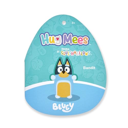 Squishmallows Original Bluey 10-Inch HugMees - Medium-Sized Ultrasoft Official Jazwares Plush