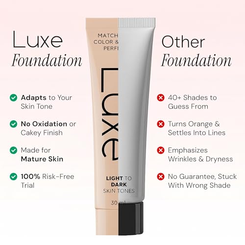 Luxe Color-Adapting Foundation – Lightweight Natural Finish for Women