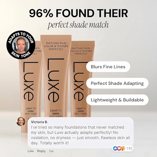 Luxe Color-Adapting Foundation – Lightweight Natural Finish for Women