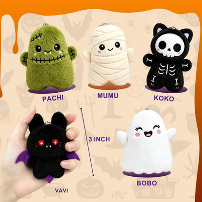 Rosekeep Boo Basket Stuffers for Women, Spooky Stuffed Animals Set
