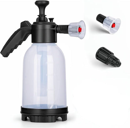 2L Snow Foam Pump Sprayer – High-Pressure Handheld Foam Cannon with 2 Nozzles for Car Detailing, Car Wash & Gardening Free Shipping
