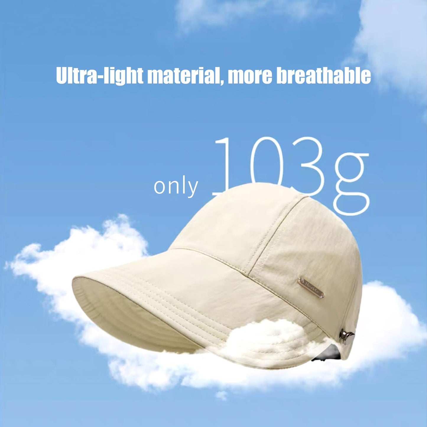 UPF 50+ Women's Wide Brim Sun Hat – UV Protection Packable Hiking & Fishing Hat