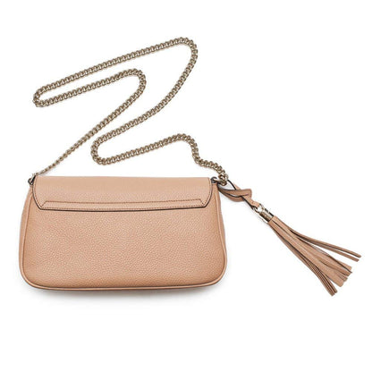 Gucci Soho Shoulder Bag for Women – Camelia Rose Beige Light Tan Leather Handbag