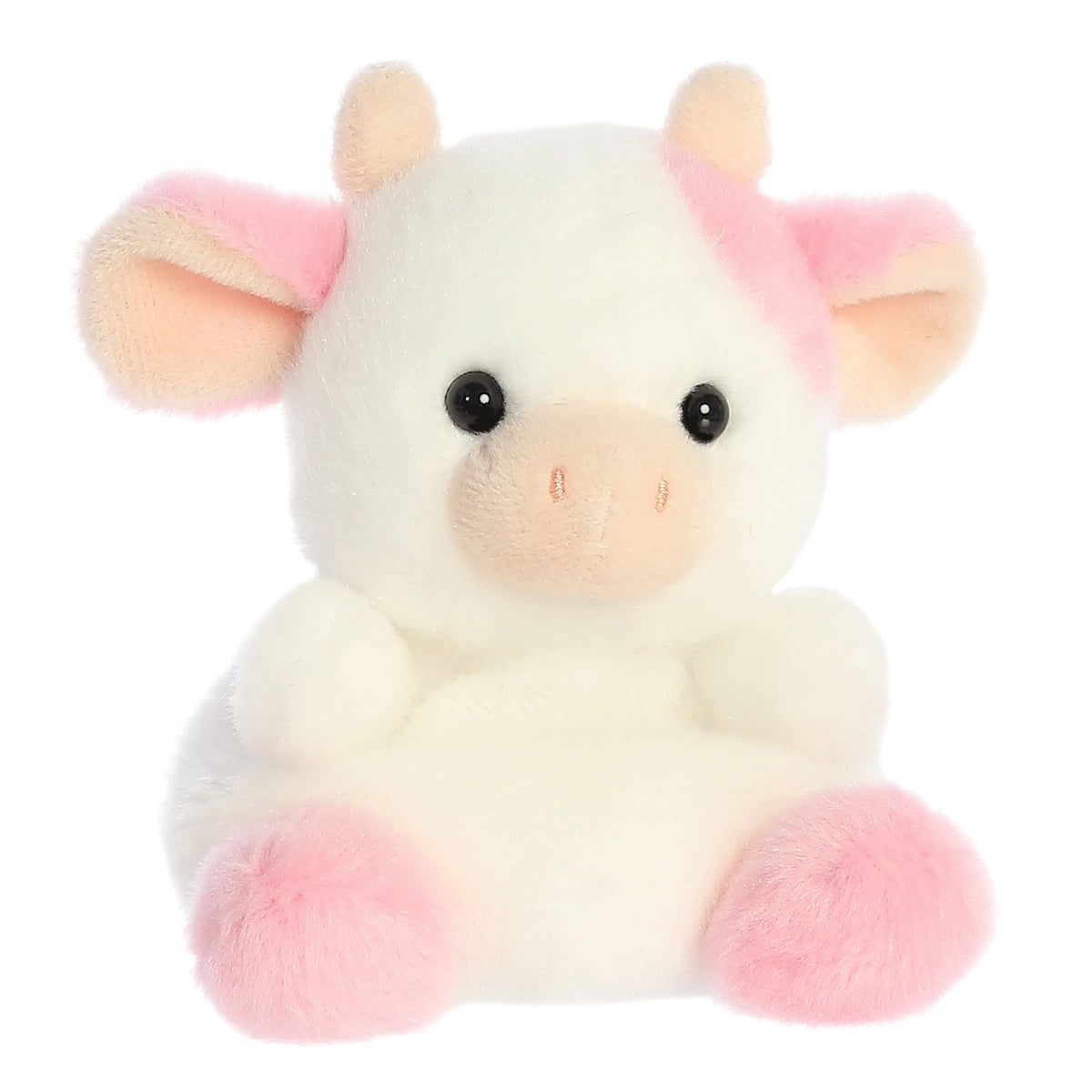 Aurora Palm Pals 6" Belle Strawberry Cow Adorable Plush