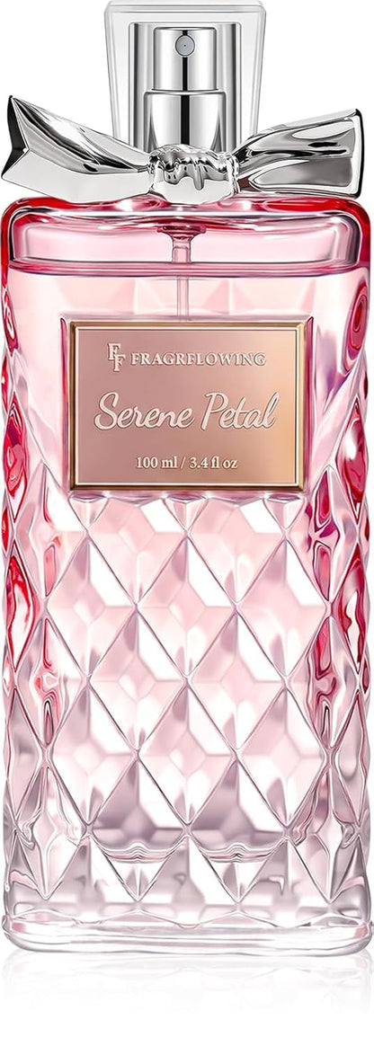 FF FRAGRFLOWING Perfume for Women, Alcohol-Free Floral Fragrance, 100 ml