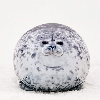 MerryXD Chubby Blob Seal Plush Pillow, (20, 30, 40) Cm Cute Stuffed Animal Toy
