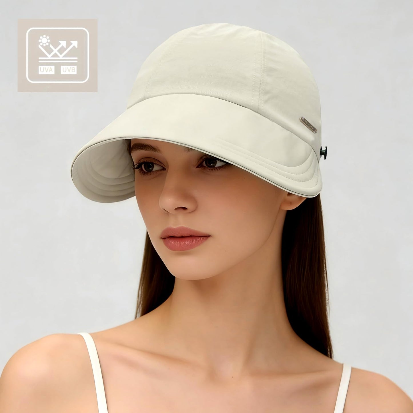 UPF 50+ Women's Wide Brim Sun Hat – UV Protection Packable Hiking & Fishing Hat