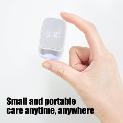 Rechargeable LED Nail Care Device with Digital Display – Portable Nail Dryer