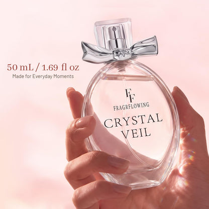 FF FRAGRFLOWING Perfume for Women, Alcohol-Free Floral Fragrance, 100 ml