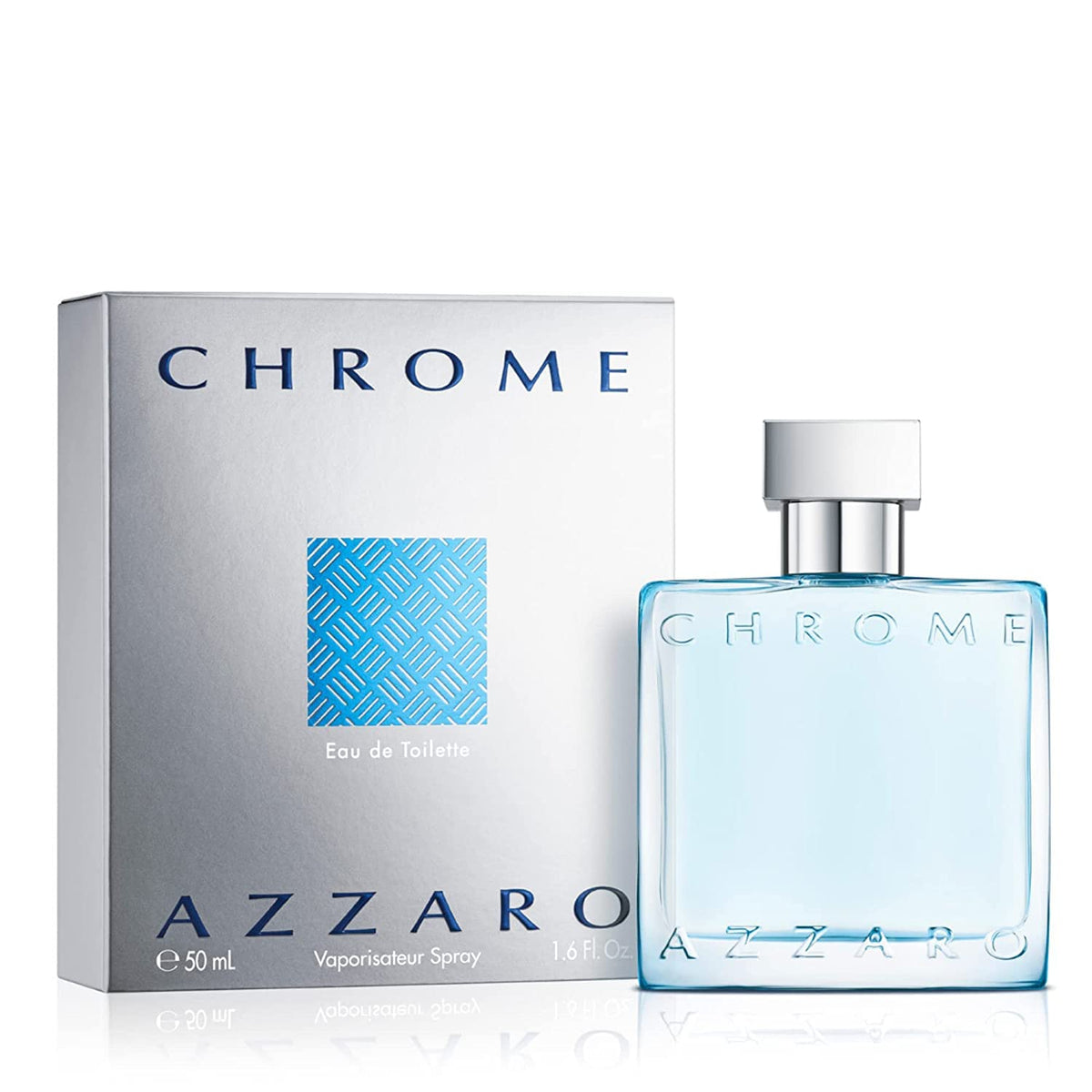 Azzaro Chrome Eau de Toilette for Men – Fresh Citrus Aquatic Woody Cologne