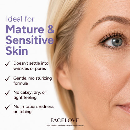 Facelove Foundation Stick, Color Changing Foundation Makeup for Mature Skin