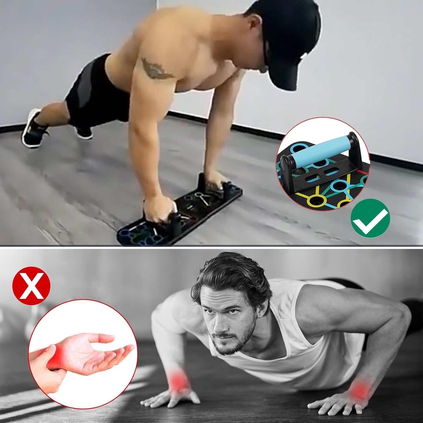 14-in-1 Foldable Push Up Board – Portable Home Workout Fitness Equipment for Chest, Arms & Core Strength Training Free shipping