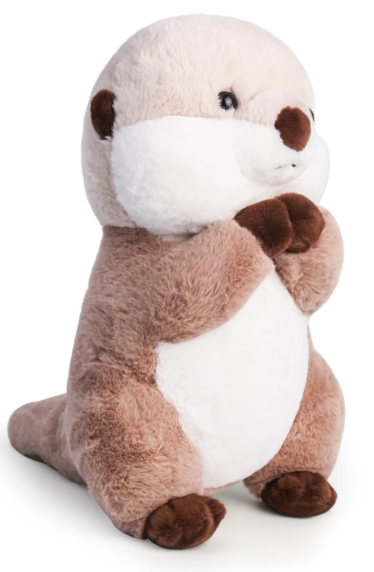 Riuhot Otter Plush Cute Otter Stuffed Animals Soft Otter Plushie Toy Stuffed Otter Gift for Kids Children
