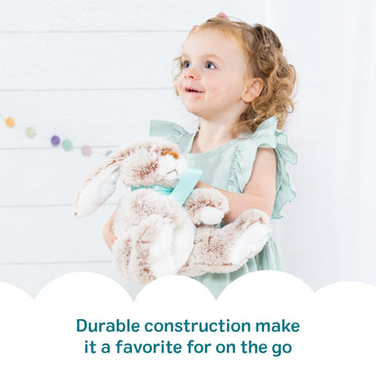 Melissa & Doug Burrow Bunny Stuffed Animal Plushie with Big Feet, Floppy Ears & Fluffy Tail, Adorable Pretend Play Toddler Toys for Girls & Boys 3+, Pack of 12