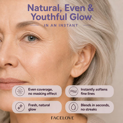 Facelove Foundation Stick, Color Changing Foundation Makeup for Mature Skin