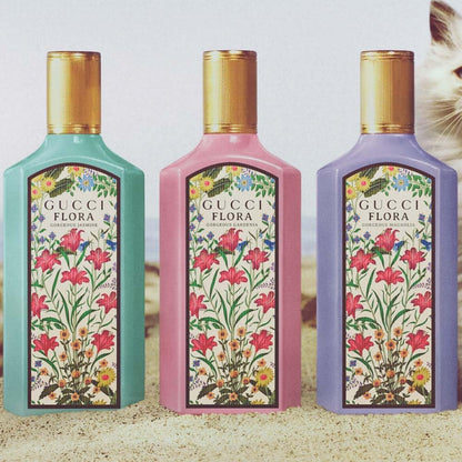 Gucci Flora Gorgeous Magnolia Eau de Parfum for Women, 3.3 oz (100 ml) Refillable Spray