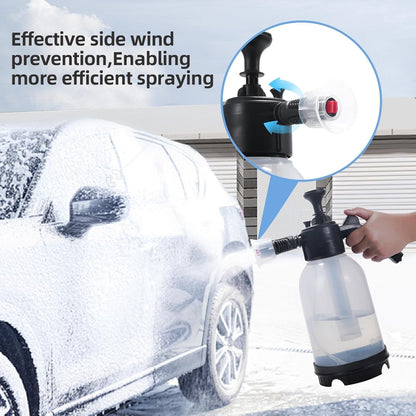 2L Snow Foam Pump Sprayer – High-Pressure Handheld Foam Cannon with 2 Nozzles for Car Detailing, Car Wash & Gardening Free Shipping