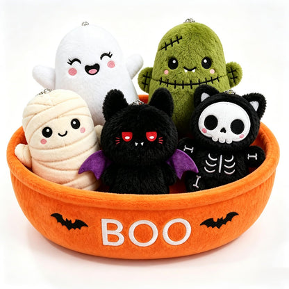 Rosekeep Boo Basket Stuffers for Women, Spooky Stuffed Animals Set