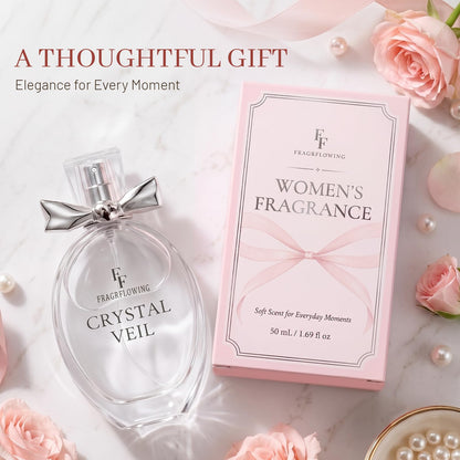FF FRAGRFLOWING Perfume for Women, Alcohol-Free Floral Fragrance, 100 ml