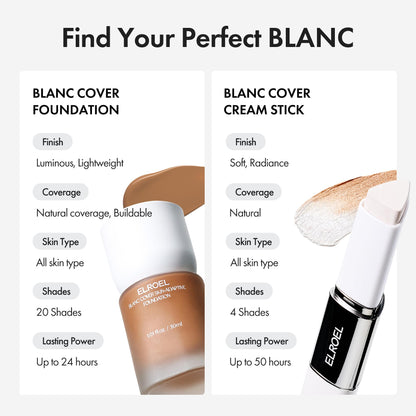 ELROEL Blanc Cover Cream Stick V White Parent