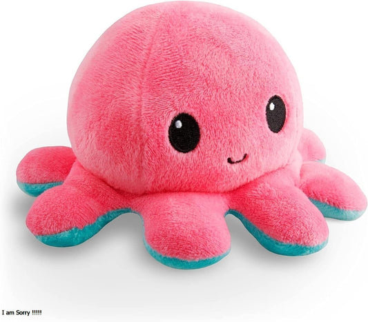 TeeTurtle Reversible Octopus 4 Inch Flip Plushie