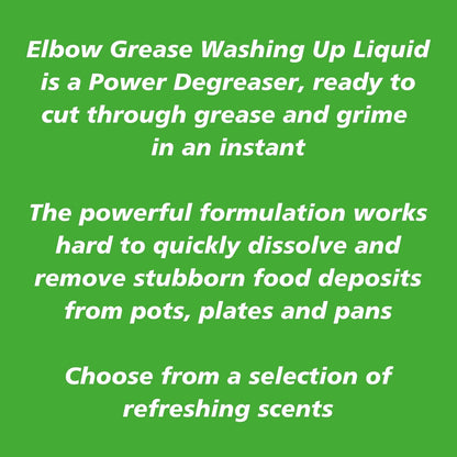 Power Degreasing Washing Up Liquid 600ml – Dishwashing Soap for Dishes, Pots, Pans & Glasses (Lemon / Apple) Free Shipping