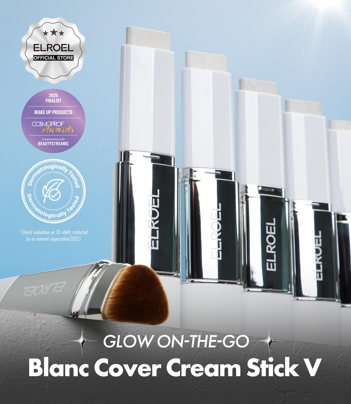 ELROEL Blanc Cover Cream Stick V White Parent