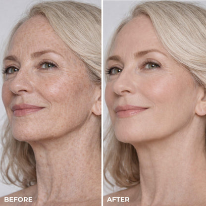 LUMINESS Liquid Mirage Color Changing Foundation for Mature Skin, Skincare-Infused Makeup with Hyaluronic Acid & Vitamin E, Hydrating Liquid Foundation & Concealer Hybrid, Hypoallergenic