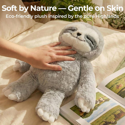 Mewaii Weighted Sloth Plush Toy, 20 Inch 4 lb Heatable and Coolable Stuffed Animal