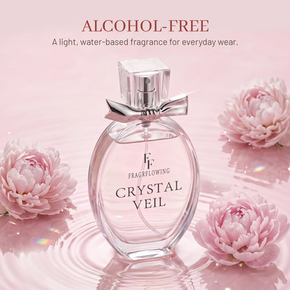 FF FRAGRFLOWING Perfume for Women, Alcohol-Free Floral Fragrance, 100 ml