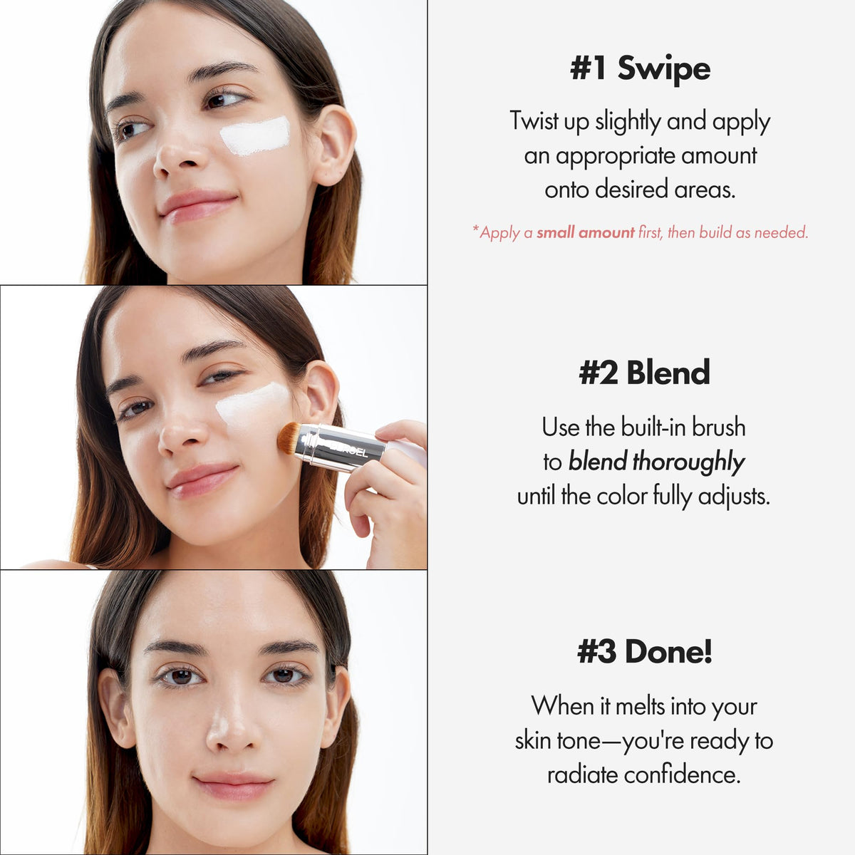 ELROEL Blanc Cover Cream Stick V White Parent