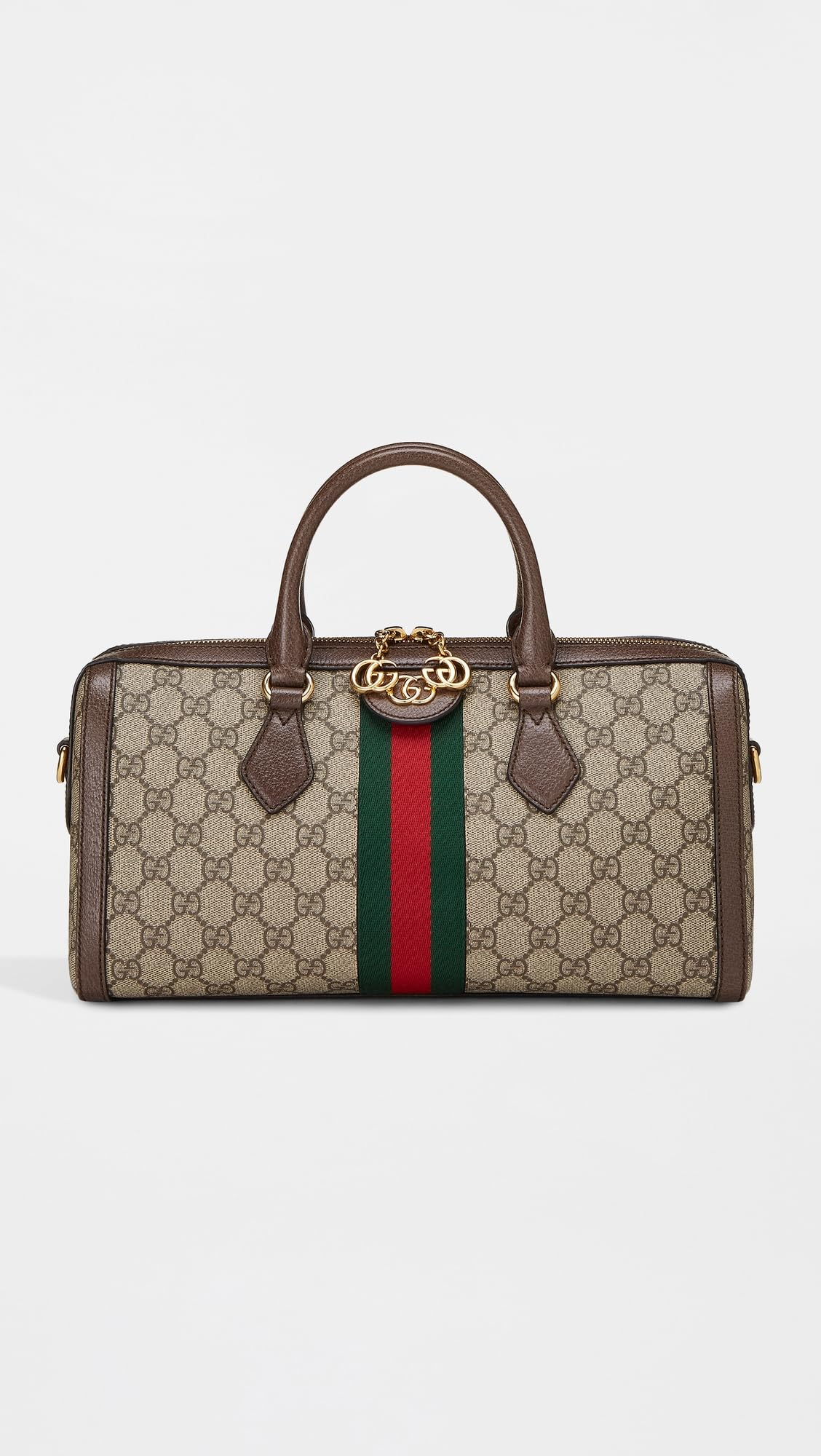 Pre-Loved Gucci Ophidia Top Handle Handbag for Women – Coated Canvas Designer Bag