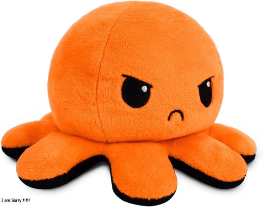 TeeTurtle Reversible Octopus 4 Inch Flip Plushie