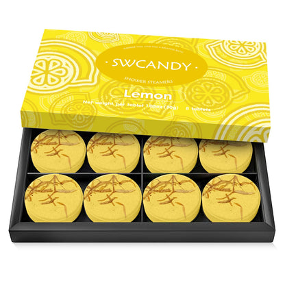 SWCANDY Shower Steamers Aromatherapy 8 Pcs Shower Home Spa