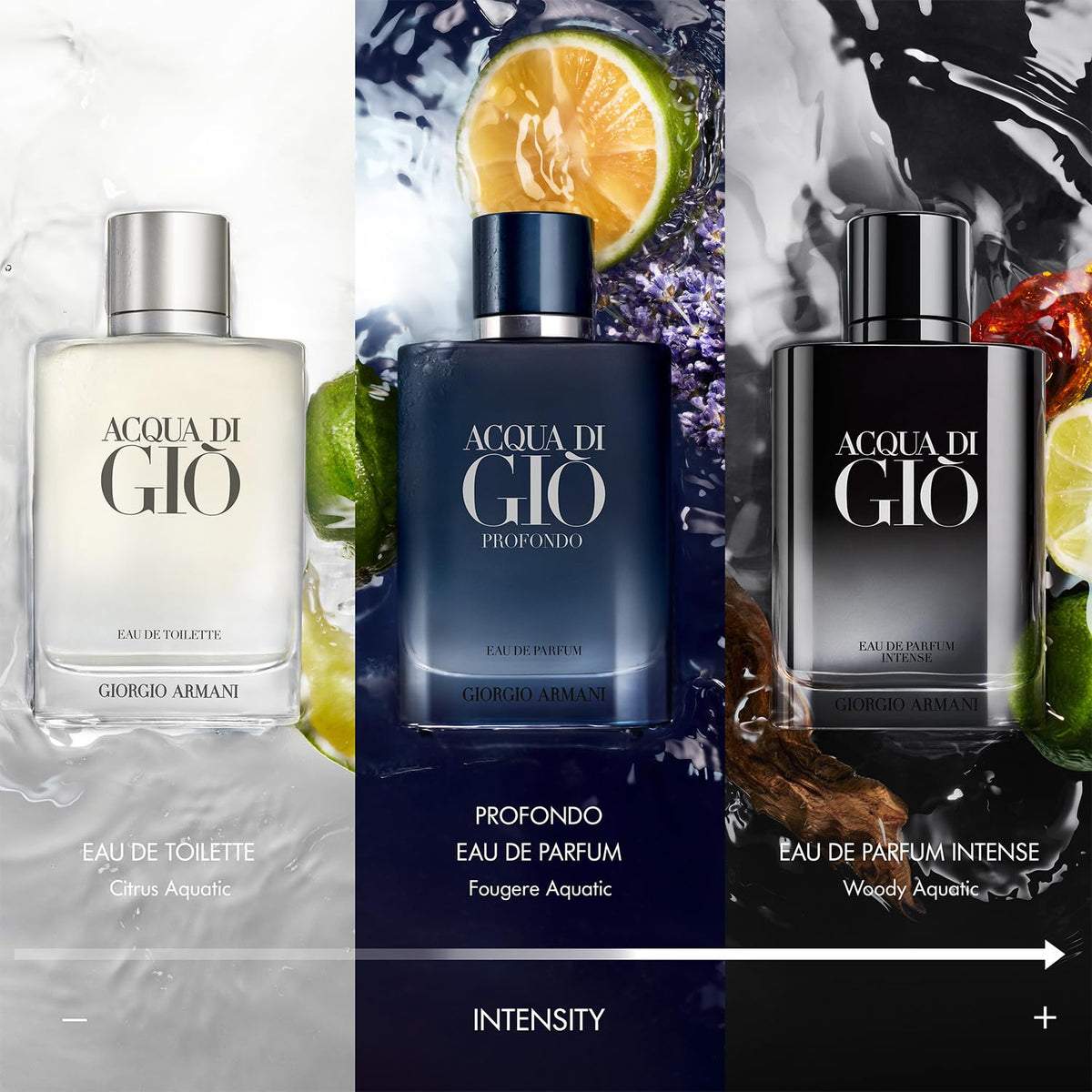 Armani Beauty Acqua di Giò Profondo Eau de Parfum - Aquatic Mens Cologne