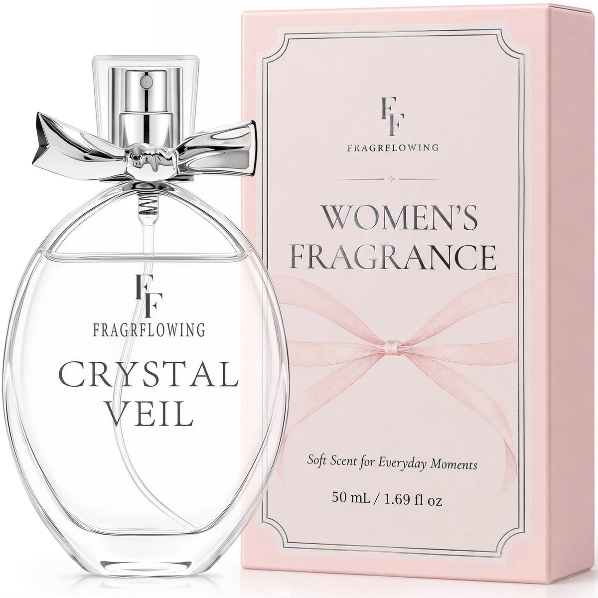 FF FRAGRFLOWING Perfume for Women, Alcohol-Free Floral Fragrance, 100 ml